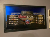 Coors Light NFL Framed Mirror, 51