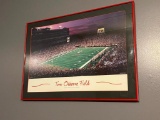 Framed Print of Tom Osborne Field - And the beat goes on? Rick Anderson, 1999 34