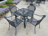 Wrought Iron Patio Table and Chairs 28