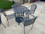 Wrought Iron Patio Table and Chairs 28