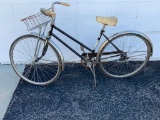 Vintage Bicycle with Basket