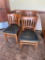 Restaurant Chairs, WayMar Wooden Ladder Back Chairs with Vinyl Padded Seats,4X$