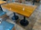 Solid Wood Top Restaurant Table w/ Steel Double Pedestal Bases 48