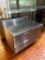 La Rosa 2 Drawer Commercial Refrigerated Stainless Steel Prep Top and Shelve 34