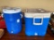 Igloo Ice Cube Cooler / Drink Dispenser, Rubbermaid Commercial Drink Dispenser