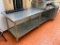 Large NSF Stainless Steel Prep Table w/ Undershelf, 96in x 30in x 35in H - Very Clean