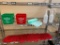 Red Mop Head Cloth, 2 Cleaning Buckets, Trash Bags & 2 Spray Bottles, All Clean