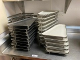 Lot of 33 Don Stainless Steel Triangle Stand w/ legs Flatbread Pizza Stands