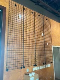 4 Section of Wall Mount Grid Wall w/ Brackets 24