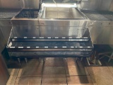 Glastender Stainless Steel Underbar Counter System; Ice Bin 2-Way Sliding Cover, Underbar Ice Bin,