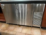 Glastender BB60-R1-SNH(RR) Undercounter Stainless Steel Door Back Bar Cooler