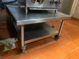 NSF Stainless Steel Rolling Chef Base 36