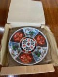 Vintage NOS Imari Porcelain Plate w/ Ornate Designs, from Mt Fuji Inn, Likely 1960's or 70's