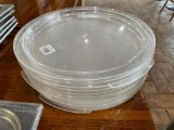 Six New Thunder Group Polycarbonate Round Covers for 12qt & 18qt & 22qt Food Containers