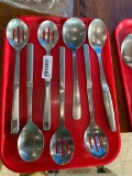 Stainless Steel Serving Spoons, Both Slotted and Standard
