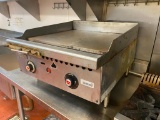 Vulcan 2 Burner Counter-Top Flat Top Griddle 21in x 24in Cook Surface