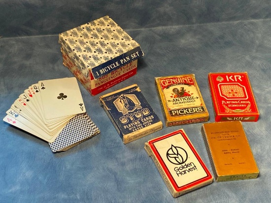 Vintage and Modern Playing Cards, 808 Biycle Panguingue Cards, Other Decks
