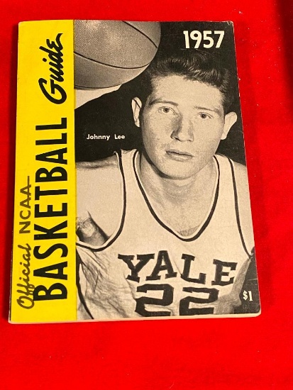 1957 Official NCAA Basketball Guide, Wilt, Bill Russell, Others, VG Cond.