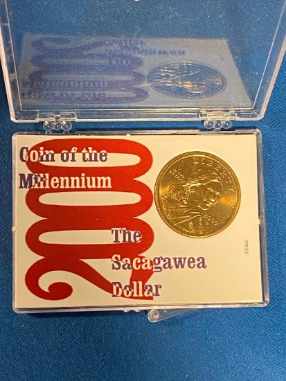 Coin of the Millennium The Sacagawea Dollar in Case