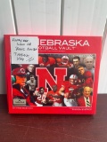 Nebraska Players and Coaches Signed Mike Babcock Book, Nebraska Football Vault
