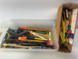 Vintage Lead For Pencils, Mechanical Pencils, Erasers