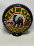 Gasoline Globe, Musgo Gasoline Michigan's Mile Maker - Contemporary/New