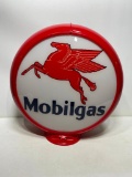 Gasoline Globe, Mobilgas Gas w/ Red Pegasus - Contemporary/New