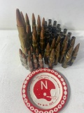 Misc. Ammo Vintage and Belts, 1970-71 Husker Tin Plate
