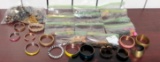 Large Lot of Costume Jewelry, Bangles, Unsorted