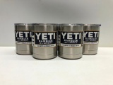 Lot Of 4- 4 10 oz Yeti Rambler With Lids