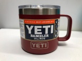 Yeti Brick Red 14oz Rambler Mug