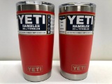 Lot of 2 Canyon Red 20 oz Tumblers with Mag Slide Lid