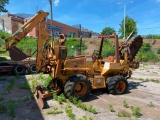 Case Model 660 Trencher Cable Plow and Back Hoe Excavator, D125 Backhoe Attachment, 72in Blade,