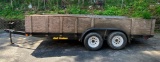 2013 Hull Trailers 16ft Tandem Axle Utility Trailer Model: B12 SN: 7851320 - 16ft x 6ft Deck, Very