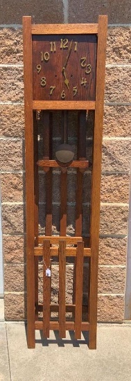 Messon Oak 1800's Grand Father Clock