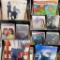 Vintage 33 RPM Record Collection with Great Rock n Roll and Country Albums, See Pictures