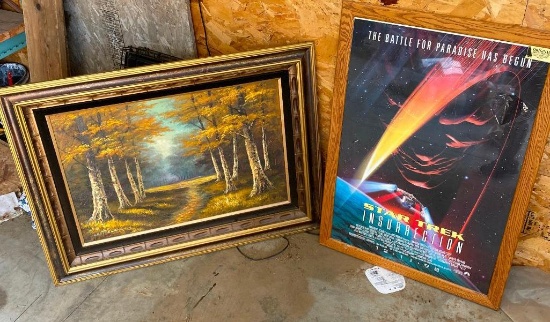 Star Trek Movie Poster Framed, Oil Painting Framed