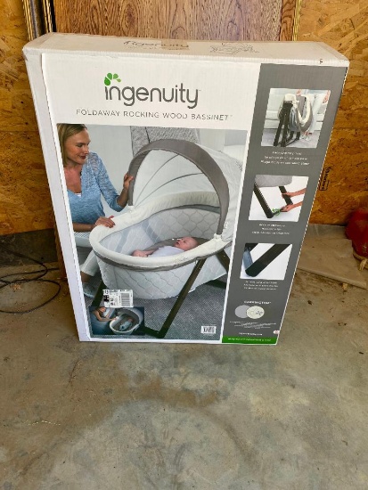 Ingenuity Foldaway Rocking Wood Bassinet