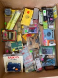 Box of New Gun and Hunting Related Products, Mounts, Duck Call, Rings, Clip/Magazine, More - See