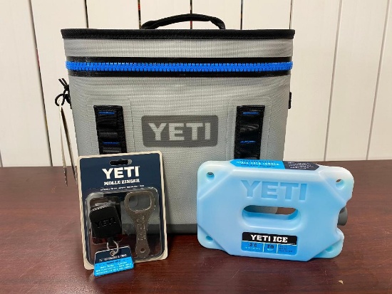 YETI Hopper Flip 12 - Fog Gray/Tahoe Blue