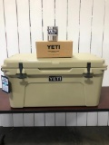 YETI Tundra 65 - Tan w/6 Pack of Stainless YETI Lowballs