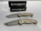 Two Boker Magnum Auto Open Knives, Both No. 01BO008, New w/ Boxes