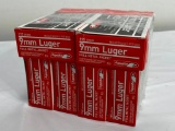 6 Boxes, 300 Rounds, Aguila 9mm Luger Full Metal Jacket Ammunition, 50 Rnds/Box, 115gr