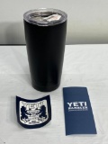 Rare Custom Color YETI 20oz Rambler Tumbler Solid Glossy Black