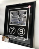 Mickey Mantle/Ted Williams Signed Photo, Matted & Framed Under Glass, 18