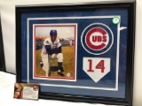 Ernie Banks, Mr. Cub Signed Photograph Matted & Framed Under Glass, 22