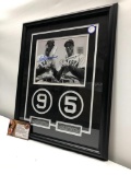 Ted Williams /Joe DiMaggio Signed Photograph, Framed &Matted Under Glass, 18