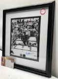 Muhammad Ali Signed Photograph Framed & Matted Under Glass w/ C.O.A.
