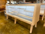 Custom Made Merchandiser w/ Adjustable Shelves & LED Lighting - 128in Long x 61in High x 30in Wide