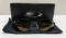 Oakley Taper Sunglasses - Matte Black w/Gold Iridium Lenses